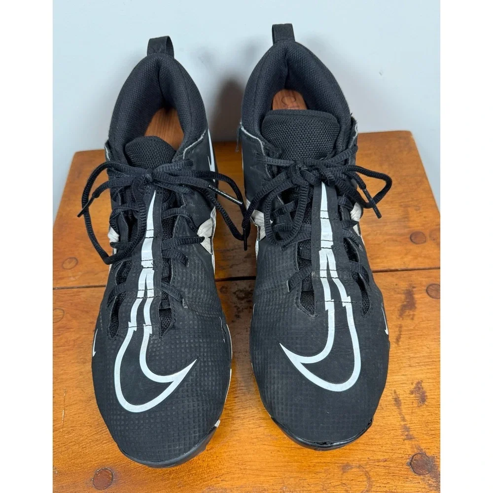 Nike Women's 9.5 Alpha Menace 3 Shark Cleats Black & White Style CV0954-001